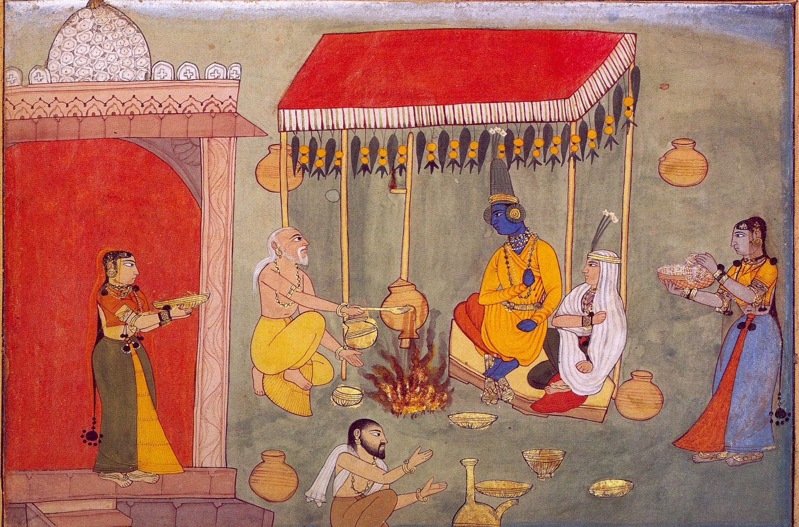 Krishna weds Satyabhama